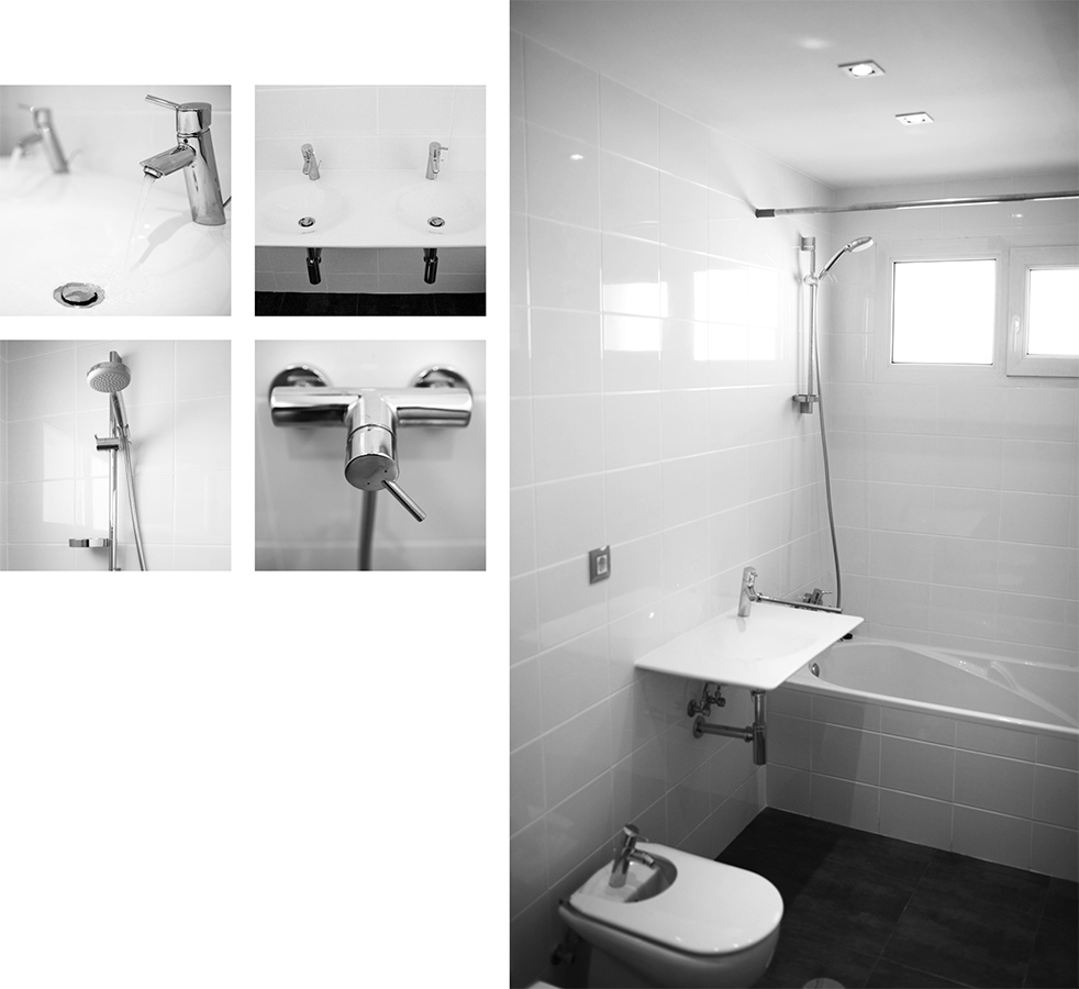 Villa Bussot luxury house white bathroom, new building, Alicante, Bussot