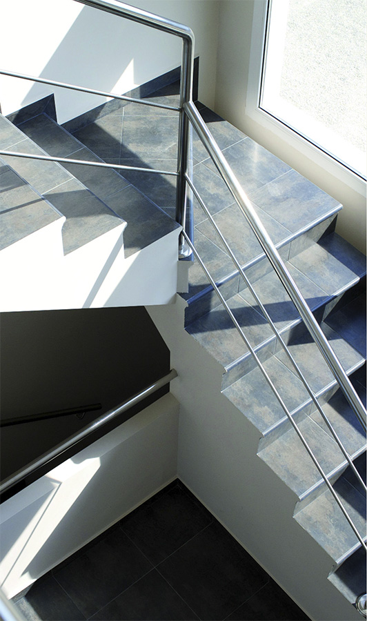 Villa Bussot Ceramic stairs from luxury house, new building, Alicante, Bussot